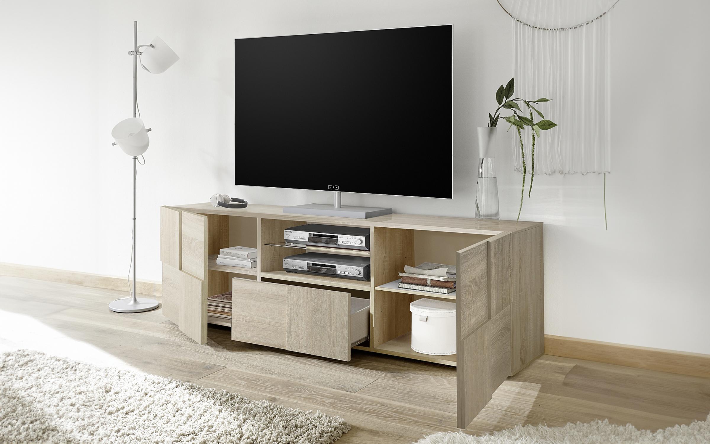 Modul TV Emelin 180, stejar sonoma  2